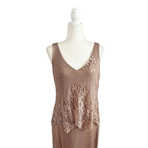 Vintage Blushe Impressions Sleeveless Maxi Dress and Jacket 12 - Picture 5 of 13